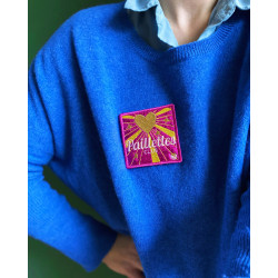 Club Sequins iron-on patch - Calissone