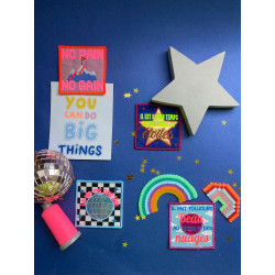 Patch thermocollant La vie est une fête - Calissone