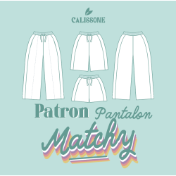 Patron pochette Pantalon Short Bermuda Matchy - Calissone