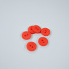 Bouton satin red 15mm - Calissone
