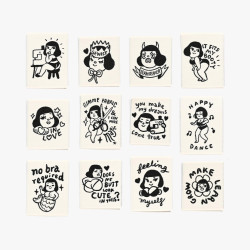 KATM labels - Full Bloom - Claire Ritchie x14 - Calissone