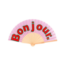 Eventail Bonjour parme - Calissone