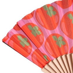 Green Floral Fan - Calissone