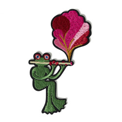 Crapaud Pipeau - Ecusson thermocollant - Macon et Lesquoy - Calissone