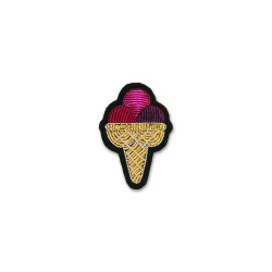 Gourmet ice cream - Embroidered brooch - Macon et Lesquoy - Calissone