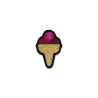 Kisses Fuchsia - Embroidered brooch - Macon et Lesquoy - Calissone