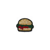 Junk food - Broche brodée - Macon et Lesquoy - Calissone