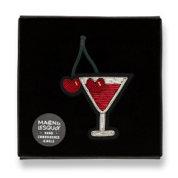 Bloody Mary - Embroidered brooch - Macon et Lesquoy - Calissone