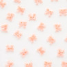 Boutons Petit noeud rose 15mm - Calissone