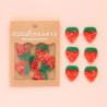 Boutons Fraise 25mm - Calissone