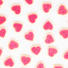 Pink Heart buttons 25mm - Calissone