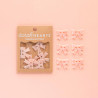 Buttons Small pink bow 25mm - Calissone