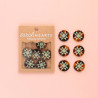 Boutons Etoile de Quilt 25mm - Calissone