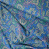Viscose paisley - Bleu - Calissone
