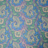 Viscose paisley - Bleu - Calissone