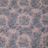 Viscose toile de Jouy - Burgundy - Calissone