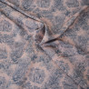 Viscose toile de Jouy - Burgundy - Calissone