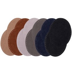Renfort suédine à coudre - Coudières multi-couleurs - Calissone