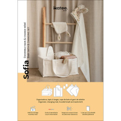 Baby bath and diaper accessories pattern SOFIA - Calissone