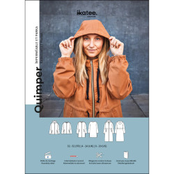 QUIMPER parka and raincoat pattern - Calissone