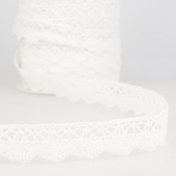 Dentelle 18mm - Blanc - Calissone