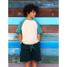 Patron Ensemble t-shirt raglan et bermuda Ollie 3-12 ans - Calissone