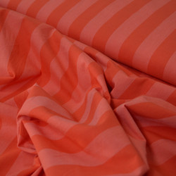 Orange striped cotton - Roadrunner - Calissone