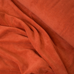 Jersey éponge uni - Terracotta - Calissone