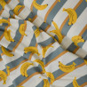 Jersey coton Bananes et rayures - Calissone