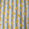 Cotton jersey Bananas and stripes - Calissone