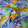 Jungle colourfull cotton poplin - Calissone