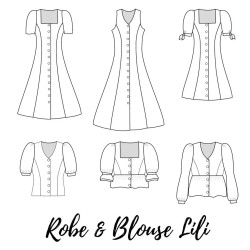 Patron Robe et Blouse Lili - Calissone