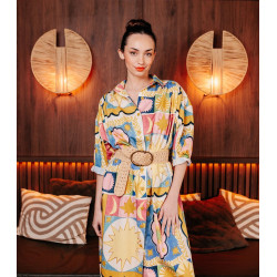 Chimère Solar cotton poplin - Calissone