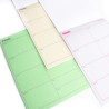 Organiseur hebdomadaire vert - Calissone