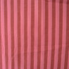 Striped woven cotton poplin - Dusty pink - Calissone