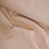 Bord côte coton bio - Rose nude - Calissone