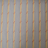Woven striped cotton - Taupe - Calissone