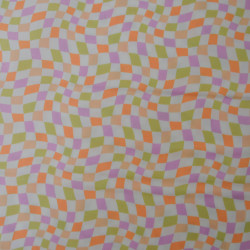 Rhythmic checkered cotton - Calissone