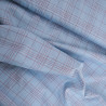Dotted Stripe Woven Cotton - Blue - Calissone