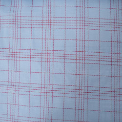 Dotted Stripe Woven Cotton - Blue - Calissone