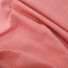 Dotted striped woven cotton - Terracotta - Calissone