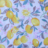 Lemon coated cotton canvas - Calissone