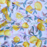 Toile de coton enduit citrons - Calissone