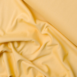 Organic cotton ribbing - Chick yellow - Calissone