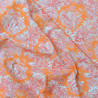 Cretonne de coton toile de Jouy pop - Orange - Calissone