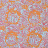 Toile de Jouy pop cotton cretonne - Orange - Calissone