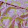 Toile de Jouy pop cotton cretonne - Pink and Yellow - Calissone