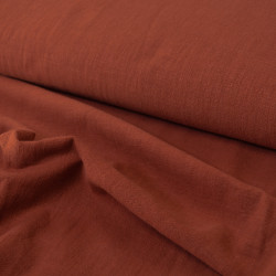 Lin lavé terracotta - Calissone