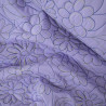 Matelassé coton floral - Lavande - Calissone