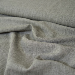 Lin coton chevron - Kaki - Calissone